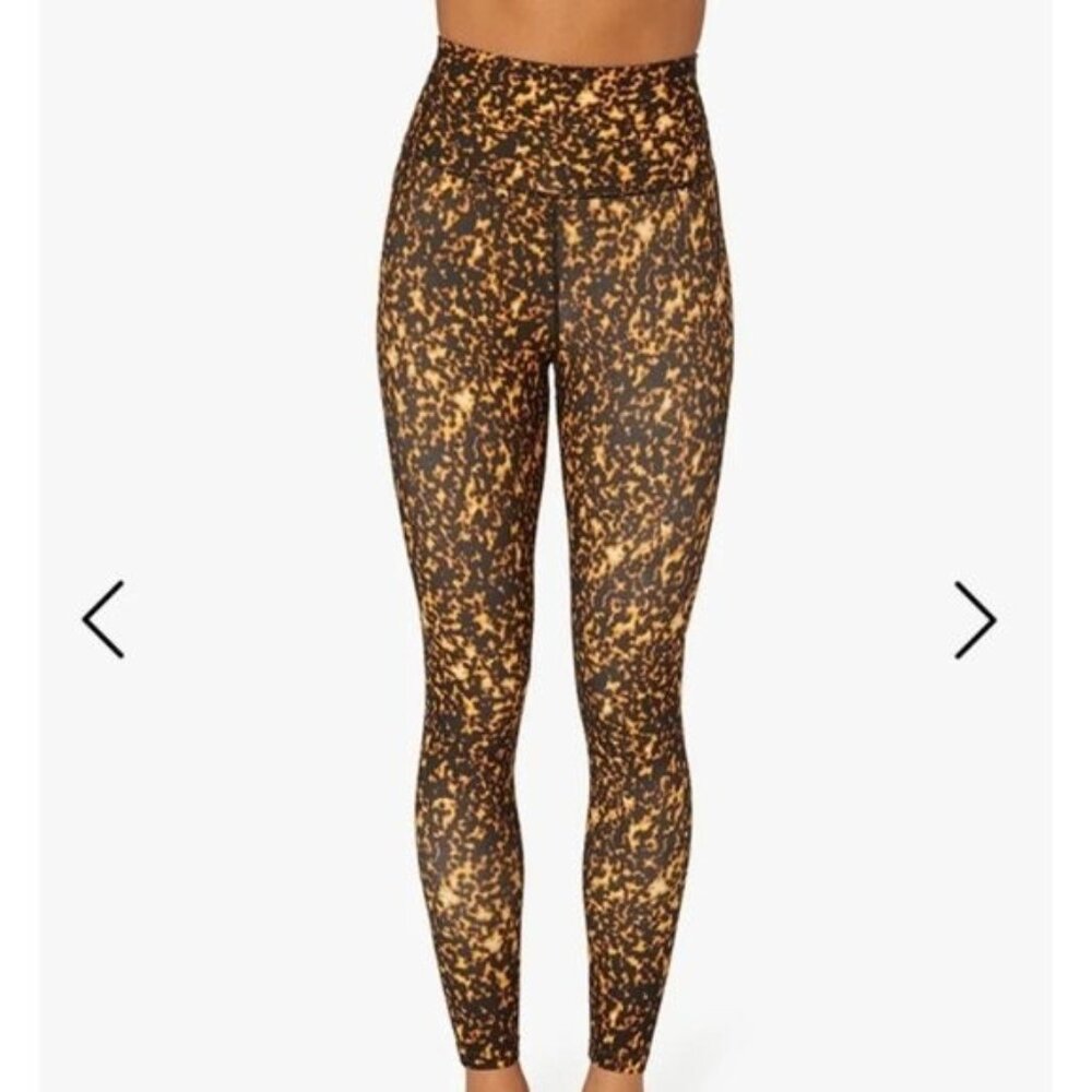 NWT WEWOREWHAT HIGH WAIST LEGGINGS TORTOISE